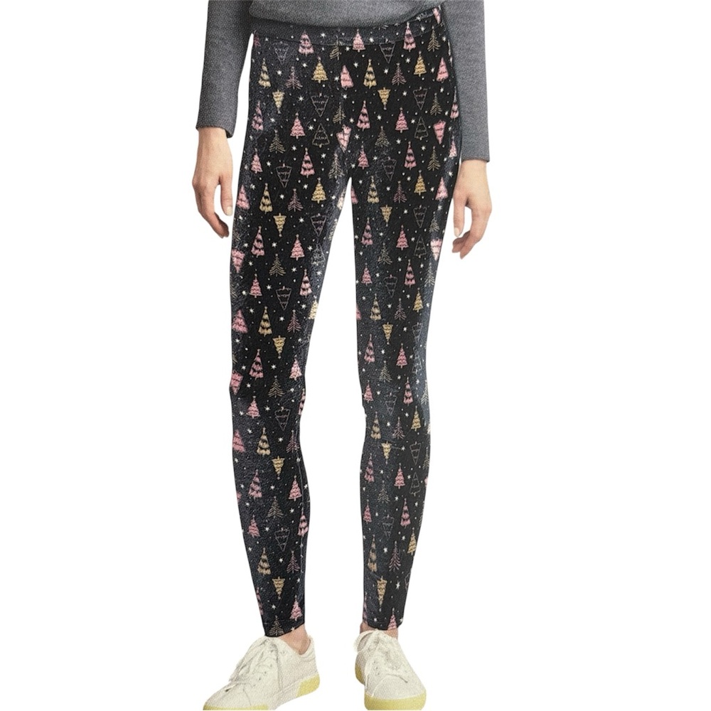 Serra Ultra women’s Black and Pink ultra Plush Leggings XL (16-18)
